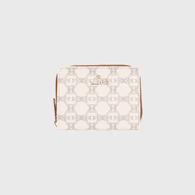 Lavie Women's Mono flap small Wallet | White