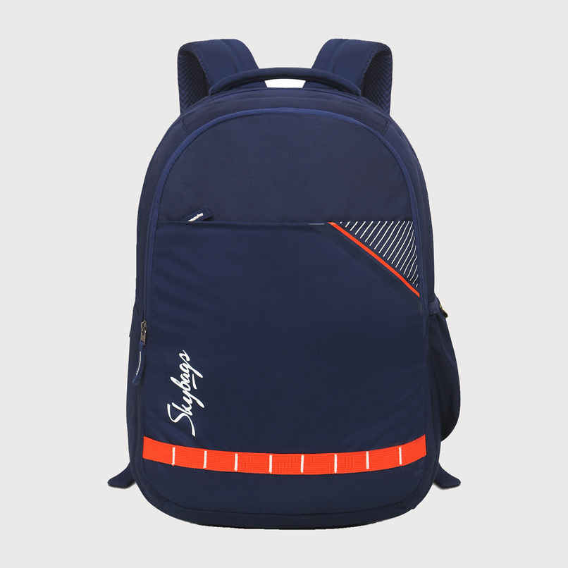 Skybags Unisex Logo Polyester 32 L Laptop Backpack | Blue Skybags Unisex Logo Polyester 32 L Laptop Backpack | Blue