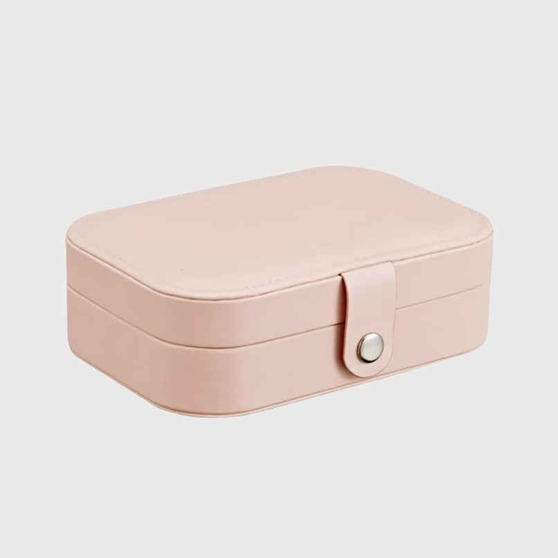 Just Lil Things Travel Jewellery Organizer Box - Compact And Elegant Storage Case | Jltjk0001