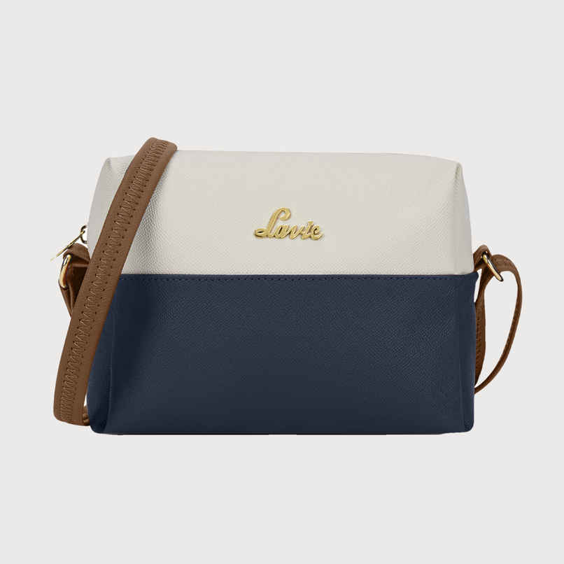 Lavie Women's Ellen Horizontal Cross Body Sling Bag | Ladies Purse Handbag | Navy