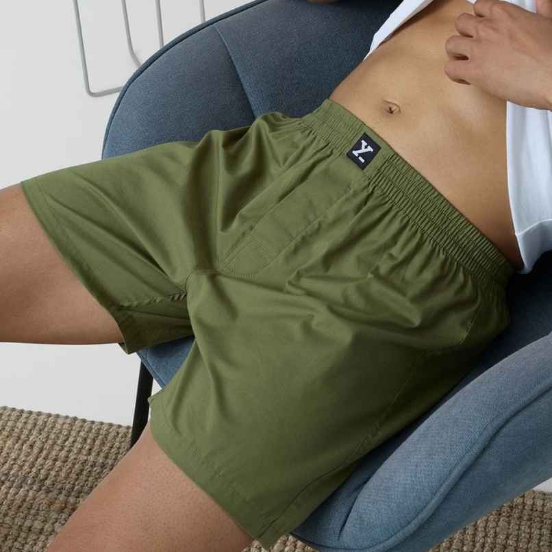 Men's Cotton Solid Inner Boxers