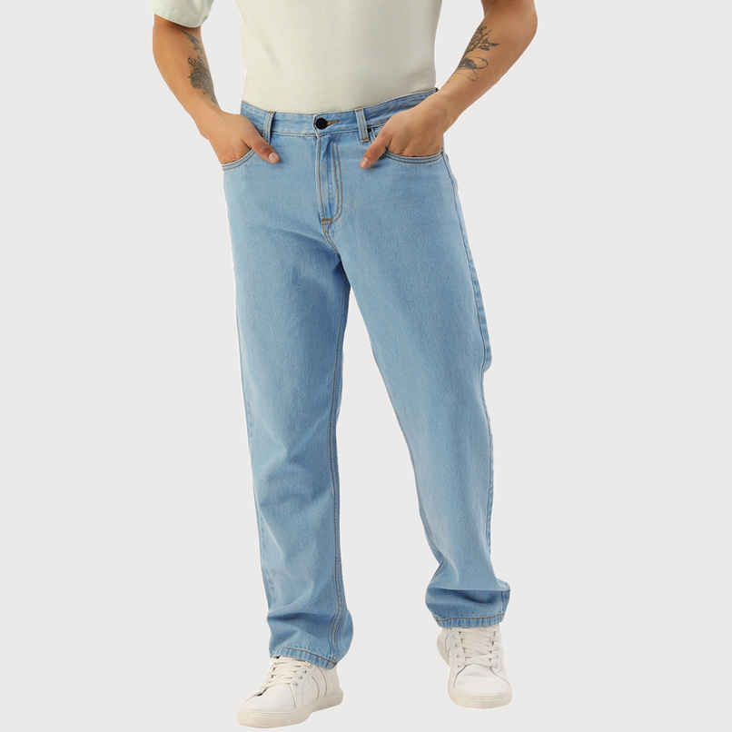 Men's Straight Fit Solid Jeans Classic