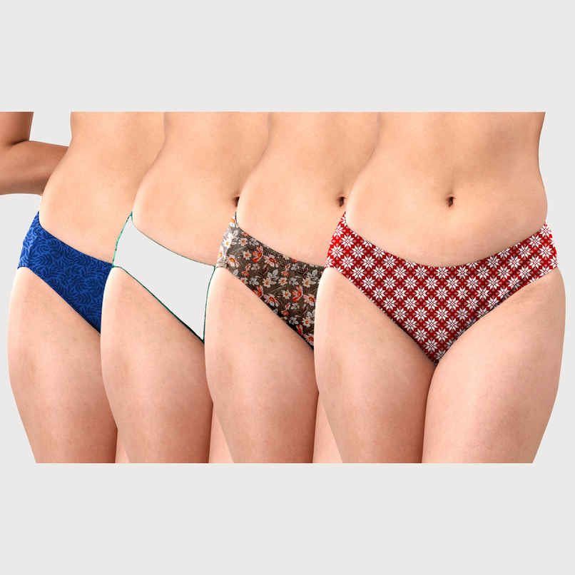 Women's Cotton Printed Bikini Panty L Women's Cotton Printed Bikini Panty L