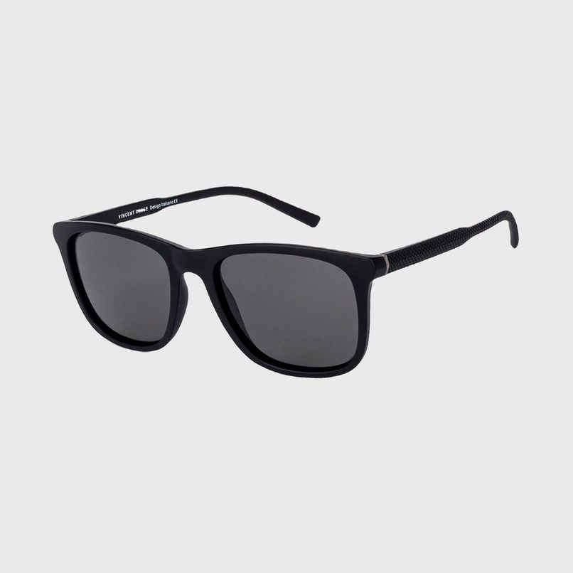 Vincent Chase By Lenskart Unisex Polycarbonate Wayfarer Sunglasses | Black - L
