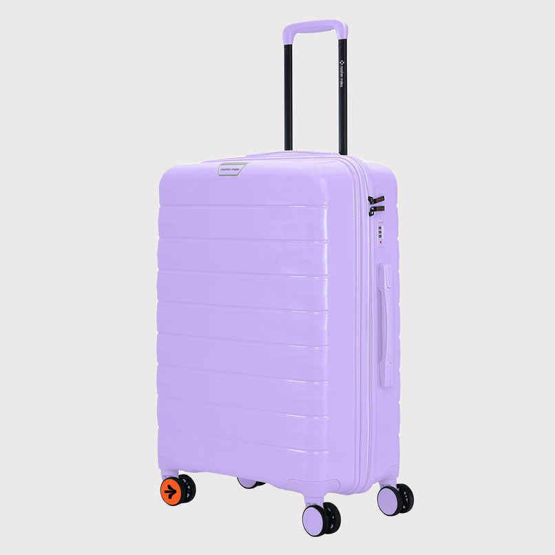 Nasher Miles Vienna Check-In Hard Sided Polypropylene 24 Inch|65 cm Trolley Bag - Purple Nasher Miles Vienna Check-In Hard Sided Polypropylene 24 Inch|65 cm Trolley Bag - Purple