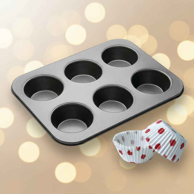 Non Stick Muffin Mould | Easy Baking | Se7en Non Stick Muffin Mould | Easy Baking | Se7en