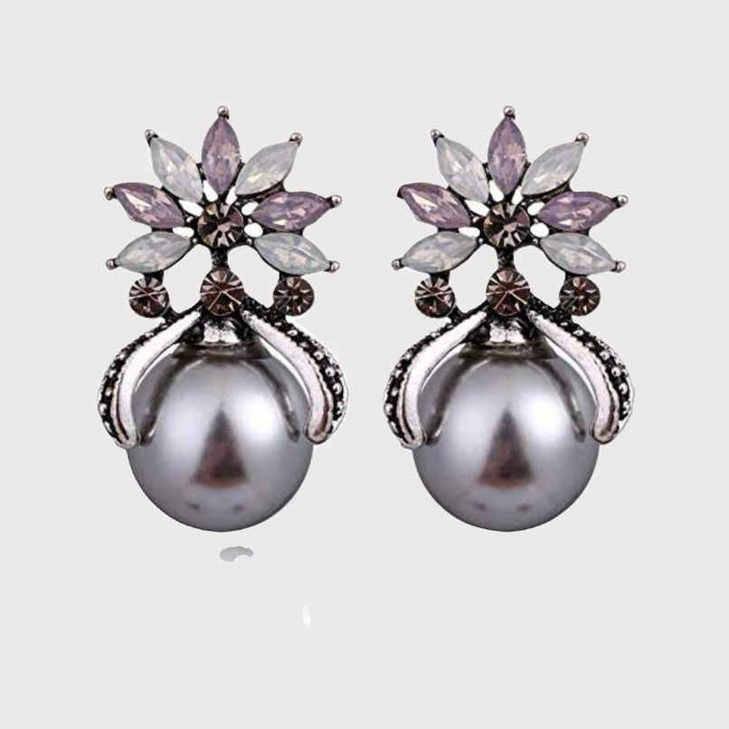 YouBella Jewellery Earrings for women Crystal Stud Earrings for Girls and Women (YBEAR - 32500)