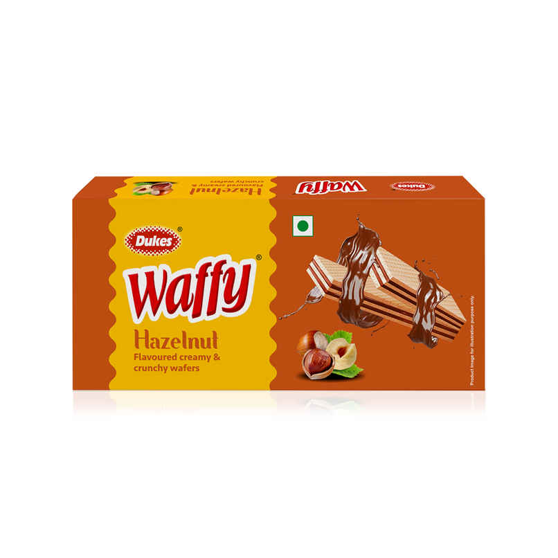 Dukes Waffy - Hazelnut Flavoured Creamy & Crunchy Wafers