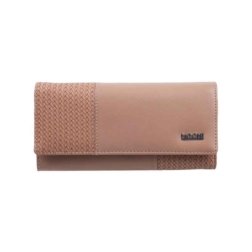Mochi Peach Synthetic Wallet for Women | 95-7659-80 Mochi Peach Synthetic Wallet for Women | 95-7659-80