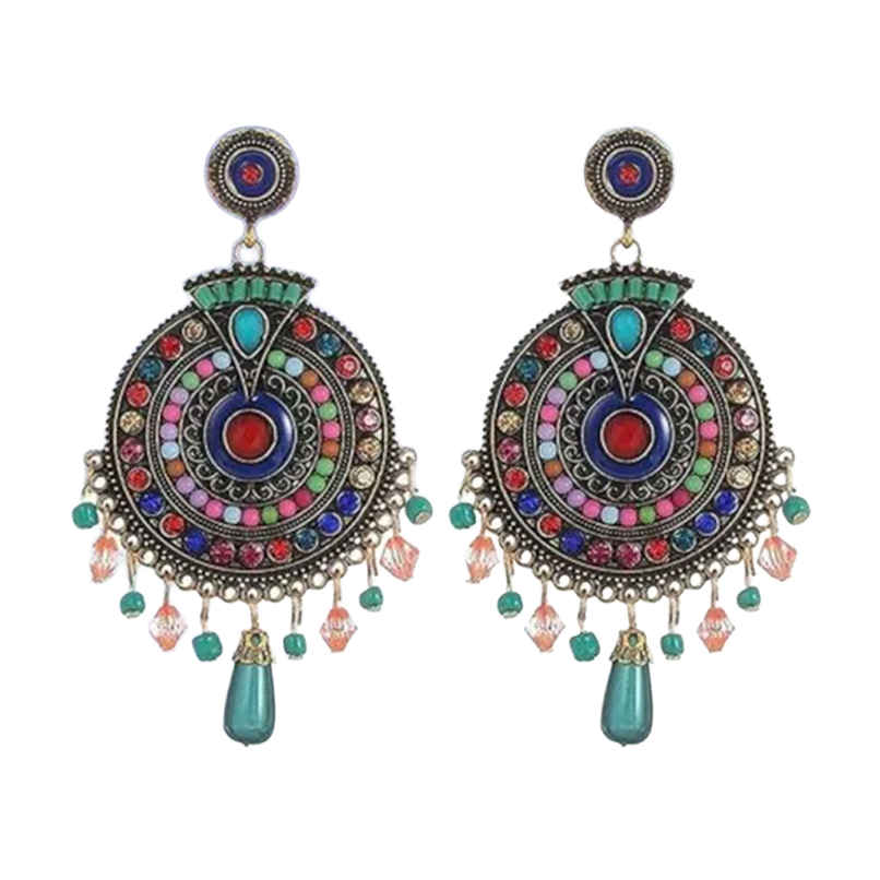 YouBella Jewellery Bohemian Multi-Color Earrings For Girls And Women