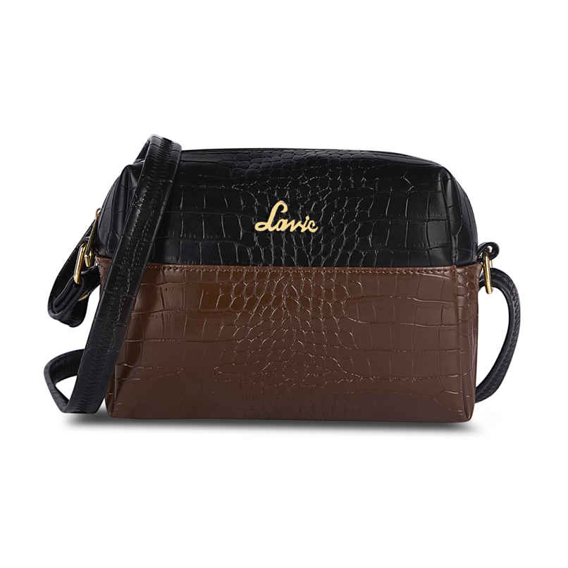 Lavie Women's Tina Cross Body Sling Bag | Ladies Purse Handbag | Brown