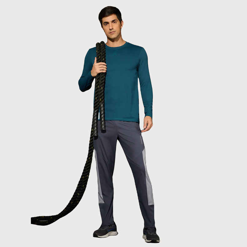 Technosport Men's Poly Solid Slim Fit Round Neck Full Sleeve Sports T-shirt | Gulf Coast - M Technosport Men's Poly Solid Slim Fit Round Neck Full Sleeve Sports T-shirt | Gulf Coast - M