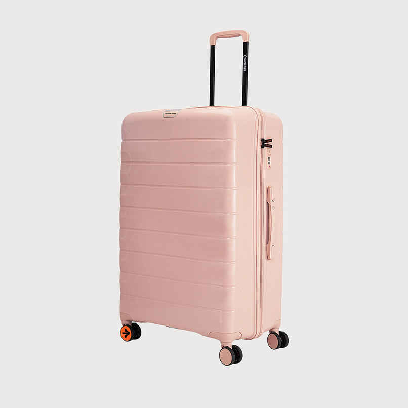 Nasher Miles Vienna Check-In Hard Sided Polypropylene 28 Inch|75 cm Trolley Bag - Peach Nasher Miles Vienna Check-In Hard Sided Polypropylene 28 Inch|75 cm Trolley Bag - Peach