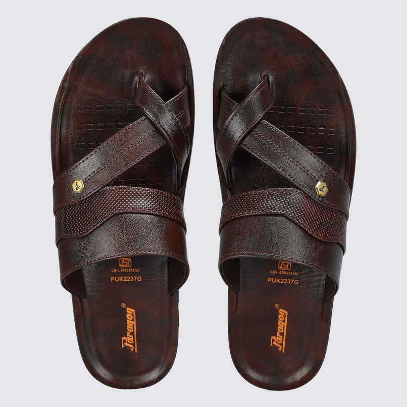 Paragon Men's Brown Pu Sandals PUK2237G UK 8
