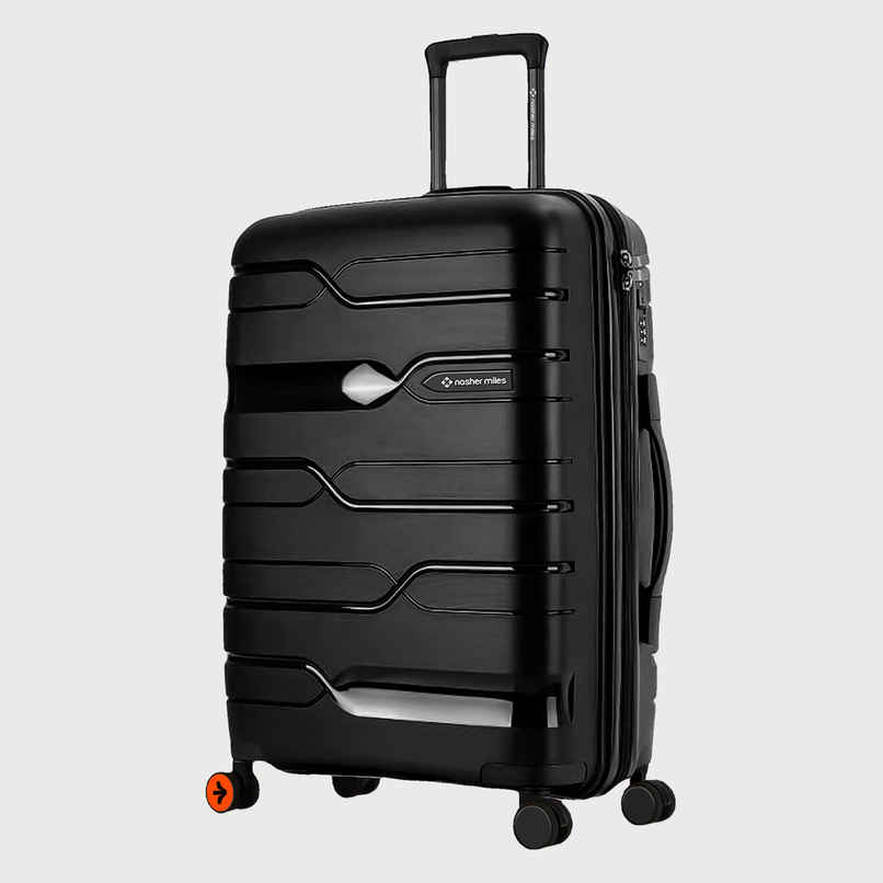 Nasher Miles Paris Check-In Hard Sided Polypropylene 28 Inch|75 cm Trolley Bag - Black Nasher Miles Paris Check-In Hard Sided Polypropylene 28 Inch|75 cm Trolley Bag - Black