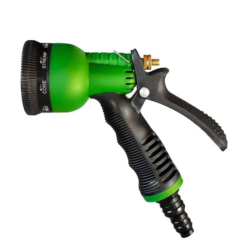 TrustBasket 7 Pattern High Pressure Plastic Sprayer Gun | Hose Nozzle Water Spray Gun for Gardening - Assorted