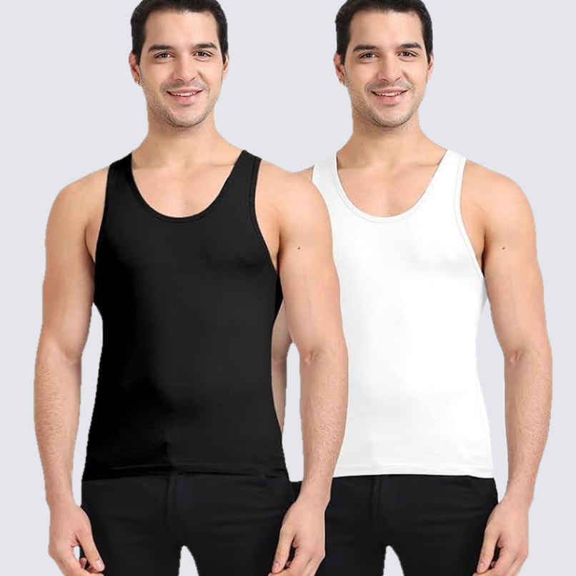 Men's Pack of 2 Cotton Vest