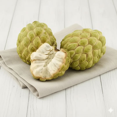 Custard Apple (Sitafal) Semi Ripe