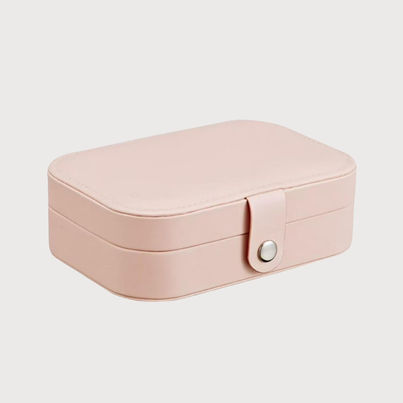 Just Lil Things Travel Jewellery Organizer Box - Compact And Elegant Storage Case | Jltjk0001