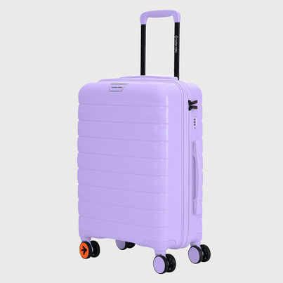 Nasher Miles Vienna Cabin Hard Sided Polypropylene 20 Inch|55 cm Trolley Bag - Purple Nasher Miles Vienna Cabin Hard Sided Polypropylene 20 Inch|55 cm Trolley Bag - Purple