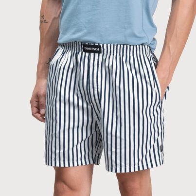 DaMENSCH Men's Cotton Boxer Shorts | White - M