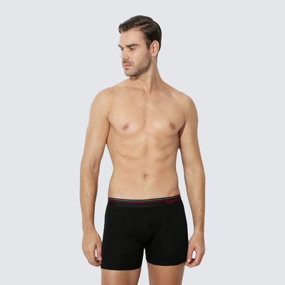 Van Heusen Apparel Men's Solid Anti Bacterial & Colour Fresh Boxer Brief (Colour May Vary) - 2XL