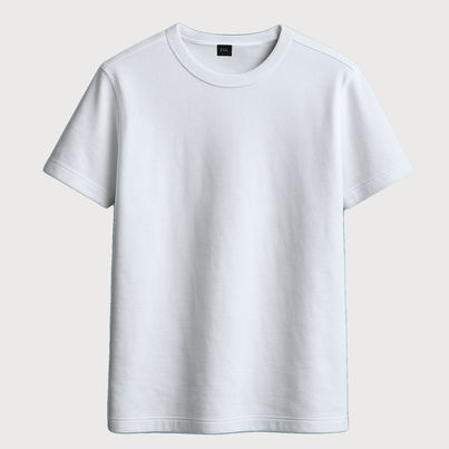 EQL Unisex Select Cotton Lycra T-Shirt | White - L