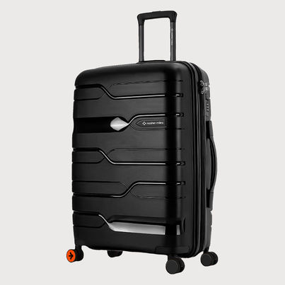 Nasher Miles Paris Check-In Hard Sided Polypropylene 28 Inch|75 cm Trolley Bag - Black Nasher Miles Paris Check-In Hard Sided Polypropylene 28 Inch|75 cm Trolley Bag - Black