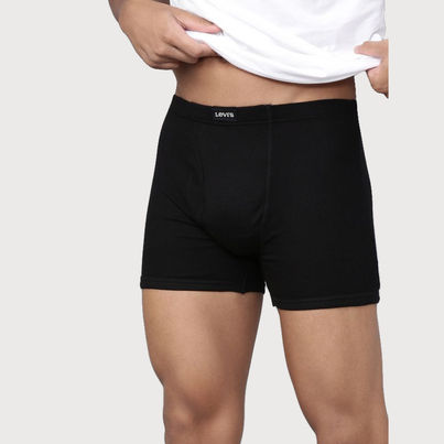 Levi's 010 Men's Comfort Boxer Brief | Comfort & Smartskin Technology | Pack Of 2 | Black,Black | M