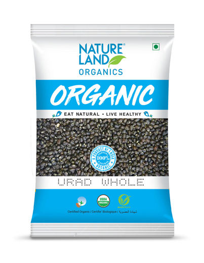 Natureland Organics Urad Whole