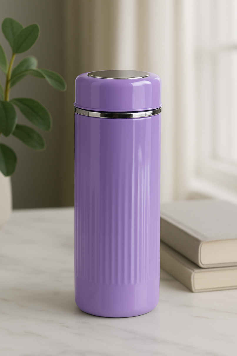 Sugar Homeware Hydro Sip Double Wall Hot & Cold Bottle | Purple