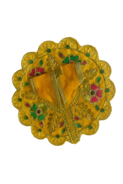 Floral Decorative Laddu Gopal Dress for Idol (Size 1) Krishna Costume | Krishna Janmastami Special (Ecraftindia) Floral Decorative Laddu Gopal Dress for Idol (Size 1) Krishna Costume | Krishna Janmastami Special (Ecraftindia)