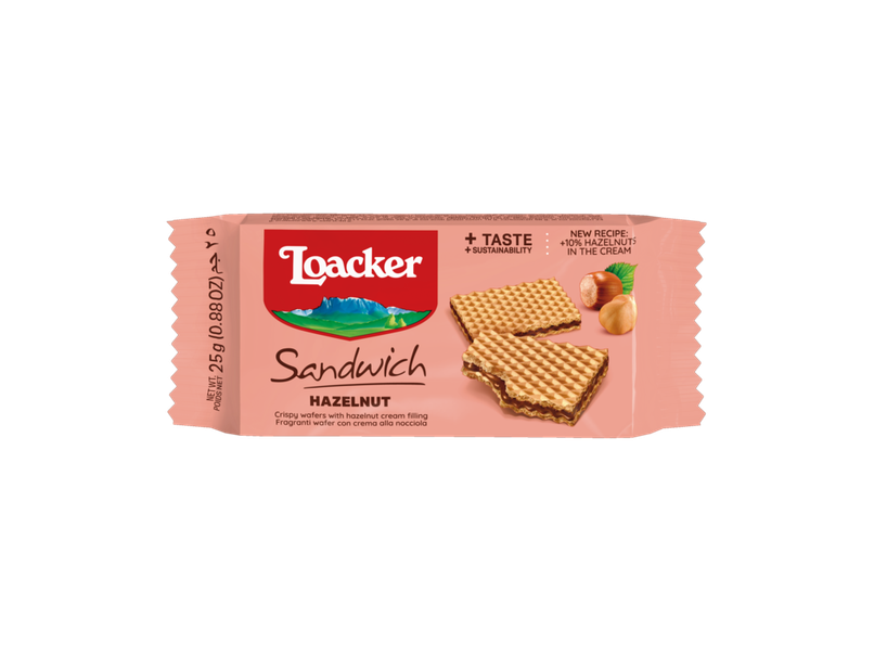 Loacker Sandwich Hazelnut Wafers Italy Loacker Sandwich Hazelnut Wafers Italy