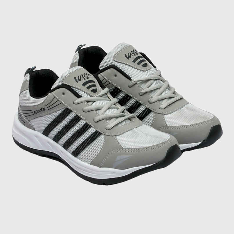 Asian Wndr-13 Men Sports Shoes | Grey-Black | Size-7