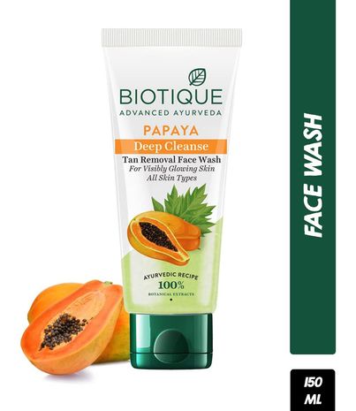 Biotique Papaya Deep Cleanse Face Wash Biotique Papaya Deep Cleanse Face Wash