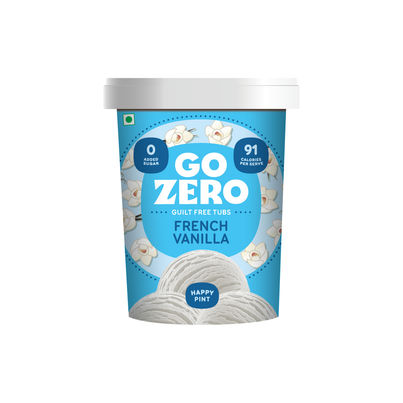 Go Zero French Vanilla Low Calorie Guilt Free Ice Cream Tub Go Zero French Vanilla Low Calorie Guilt Free Ice Cream Tub