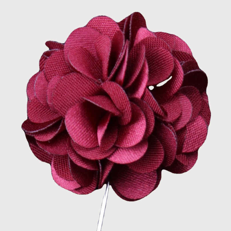 Men's Floral Brass Lapel Pin