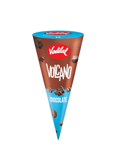 Vadilal Mumbai Volcano Chocolate Cone