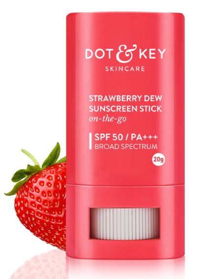 Dot & Key Strawberry Dew SPF 50 Sunscreen Stick On-The-Go Dot & Key Strawberry Dew SPF 50 Sunscreen Stick On-The-Go