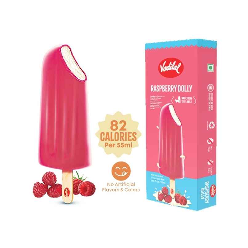 Vadilal Raspberry Dolly Ice Cream Candy