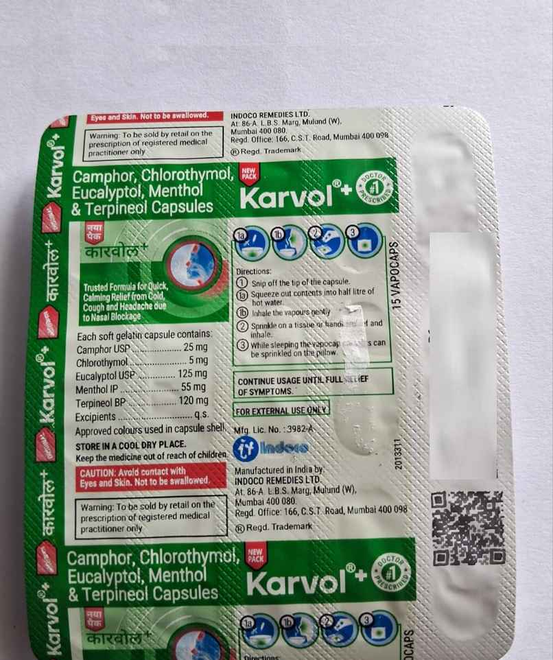 Karvol Plus Capsule Karvol Plus Capsule