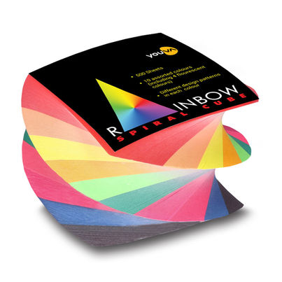 Navneet Youva Rainbow Spiral Cube Note Pad