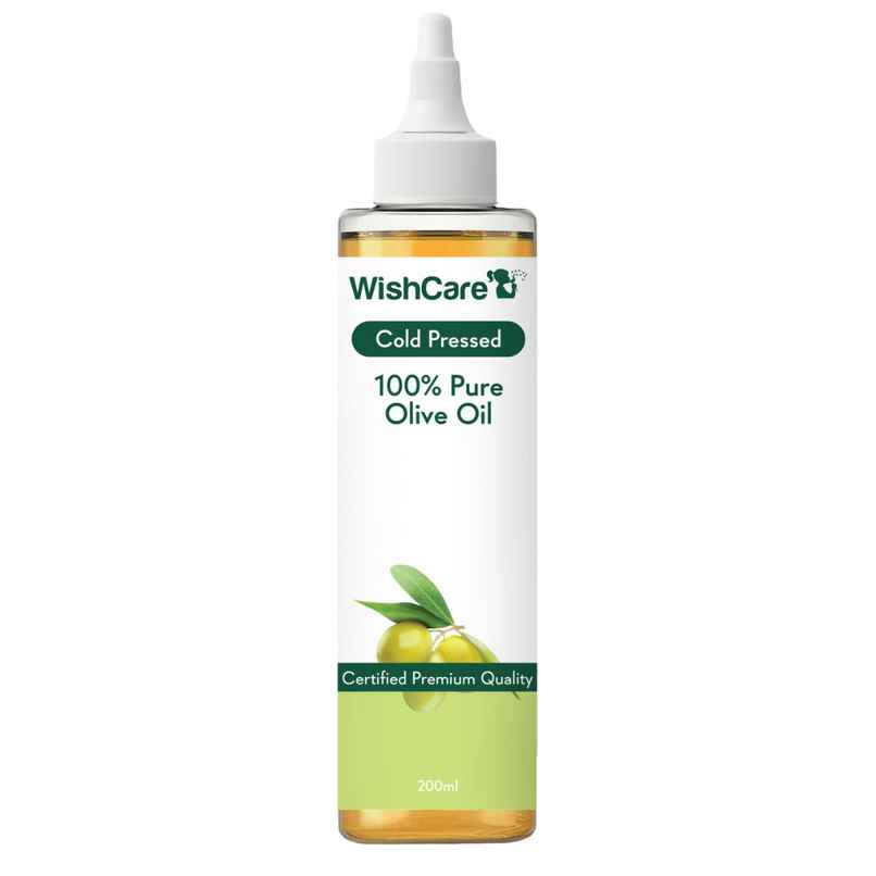 Wishcare 100% Pure Cold Pressed Olive Oil For Healthy Hair And Glowing Skin