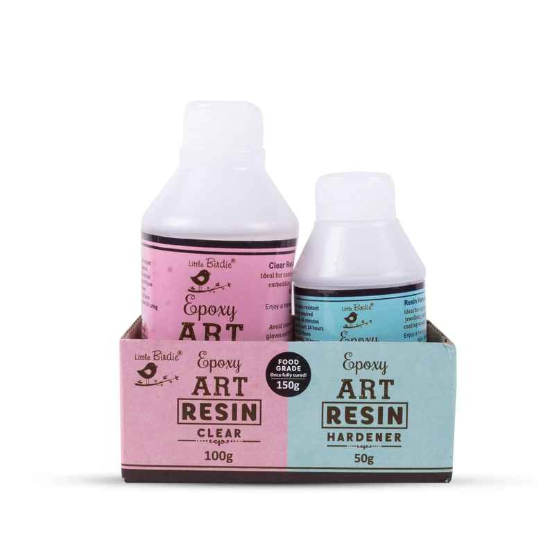 Itsy Bitsy Epoxy Art Resin and Hardener Transperant 150g Bottle Lb