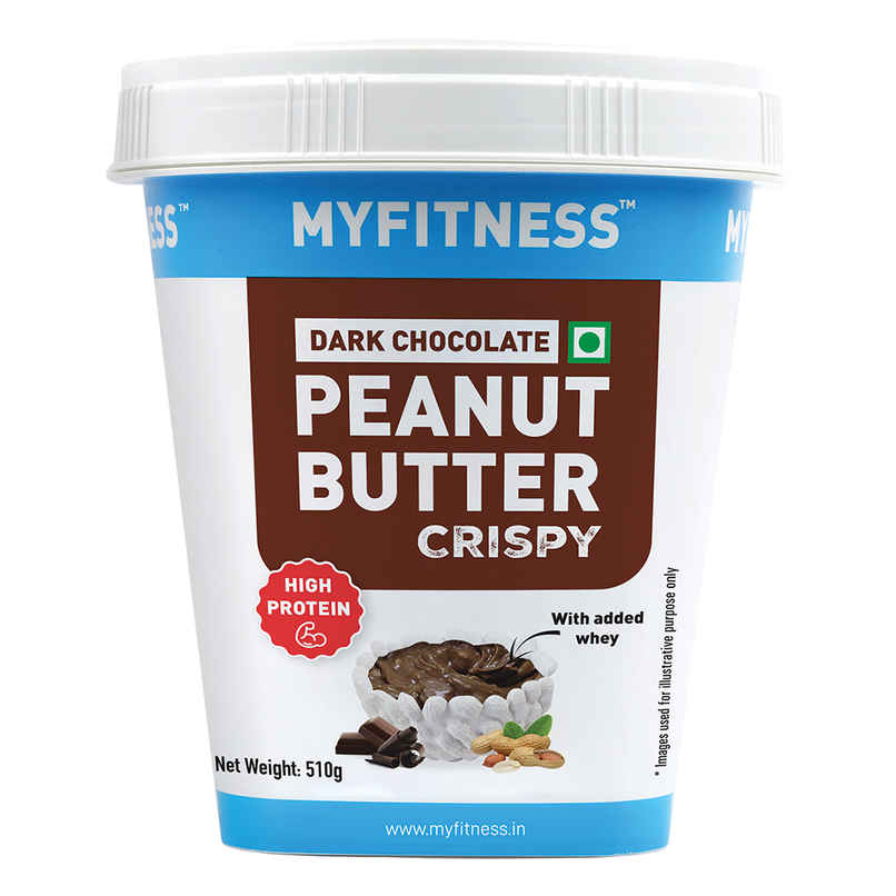 MyFitness High Protein Dark Chocolate Peanut Butter Crispy Spread