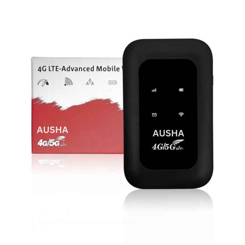 Ausha Wireless Wi-Fi Sim Hotspot dongle with 2100 mAh Battery Ausha Wireless Wi-Fi Sim Hotspot dongle with 2100 mAh Battery