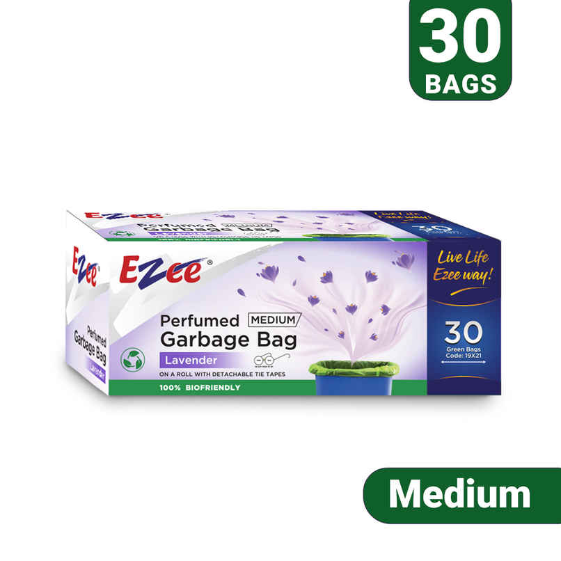 EZEE Lavender Fragrance Garbage Bag - Biofriendly | Medium EZEE Lavender Fragrance Garbage Bag - Biofriendly | Medium