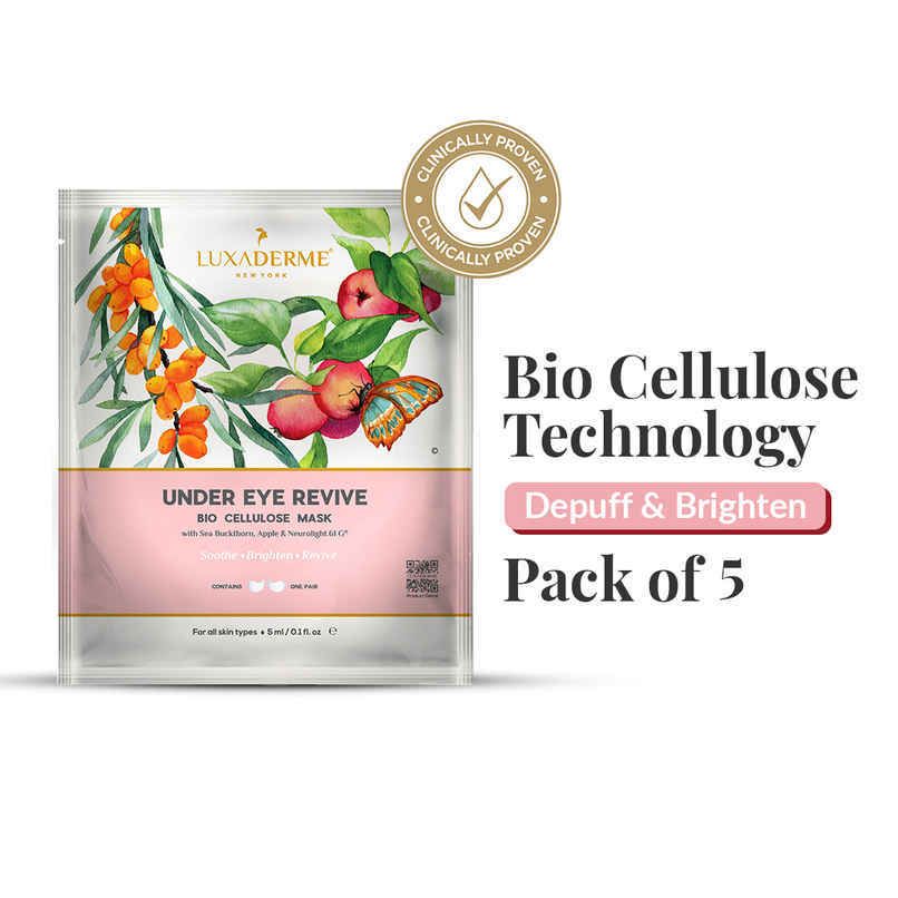 LuxaDerme Under Eye Bio-Cellulose Mask LuxaDerme Under Eye Bio-Cellulose Mask