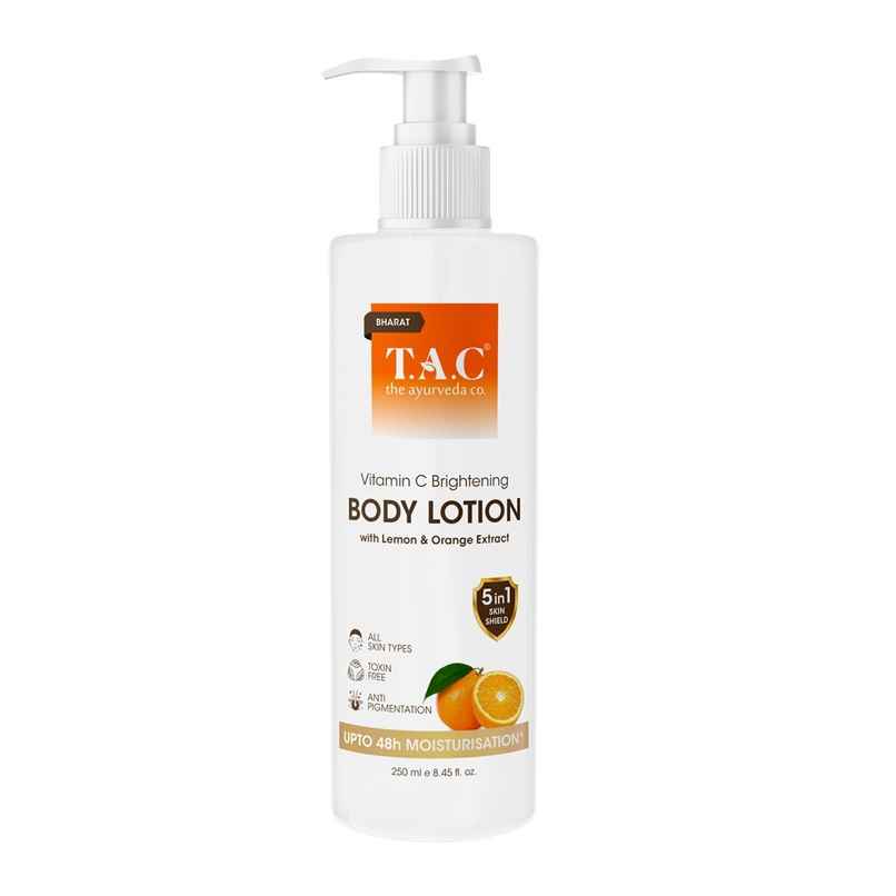 Tac Vitamin C Body Lotion 48Hr Moisturizing - Lime Extracts & Coconut Milk - Nourishes Skin