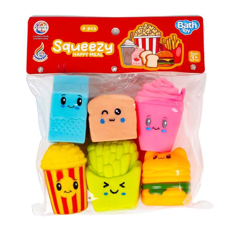 Ratna's Squeezy Happy Meal 6Pcs | Assorted